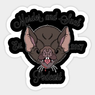 Mr. Bat (Elegant Font) Sticker